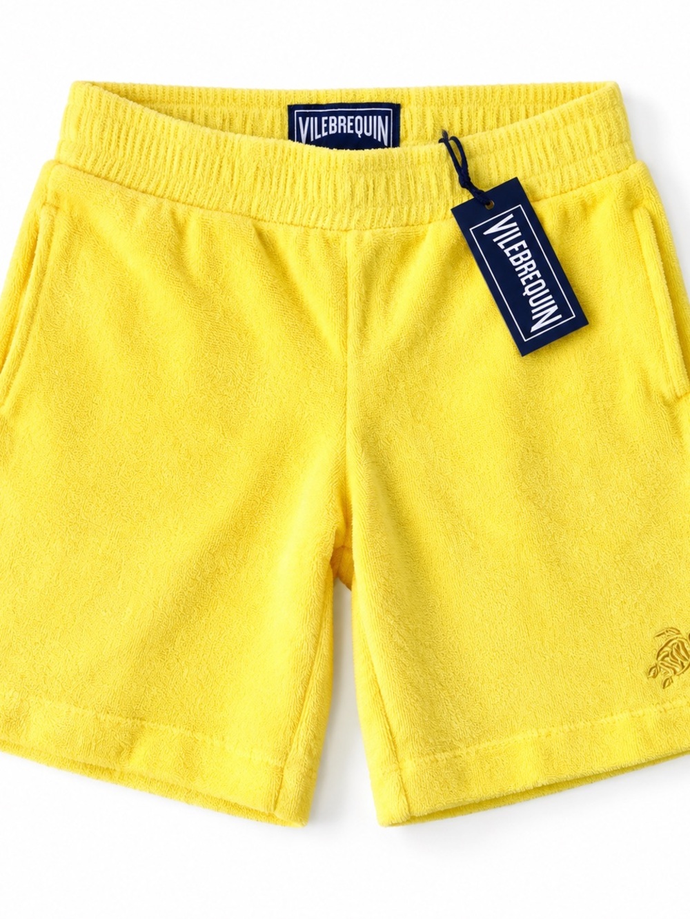 Vilebrequin Boys Terry Cloth Shorts Yellow Size 8A / 128cm NWT